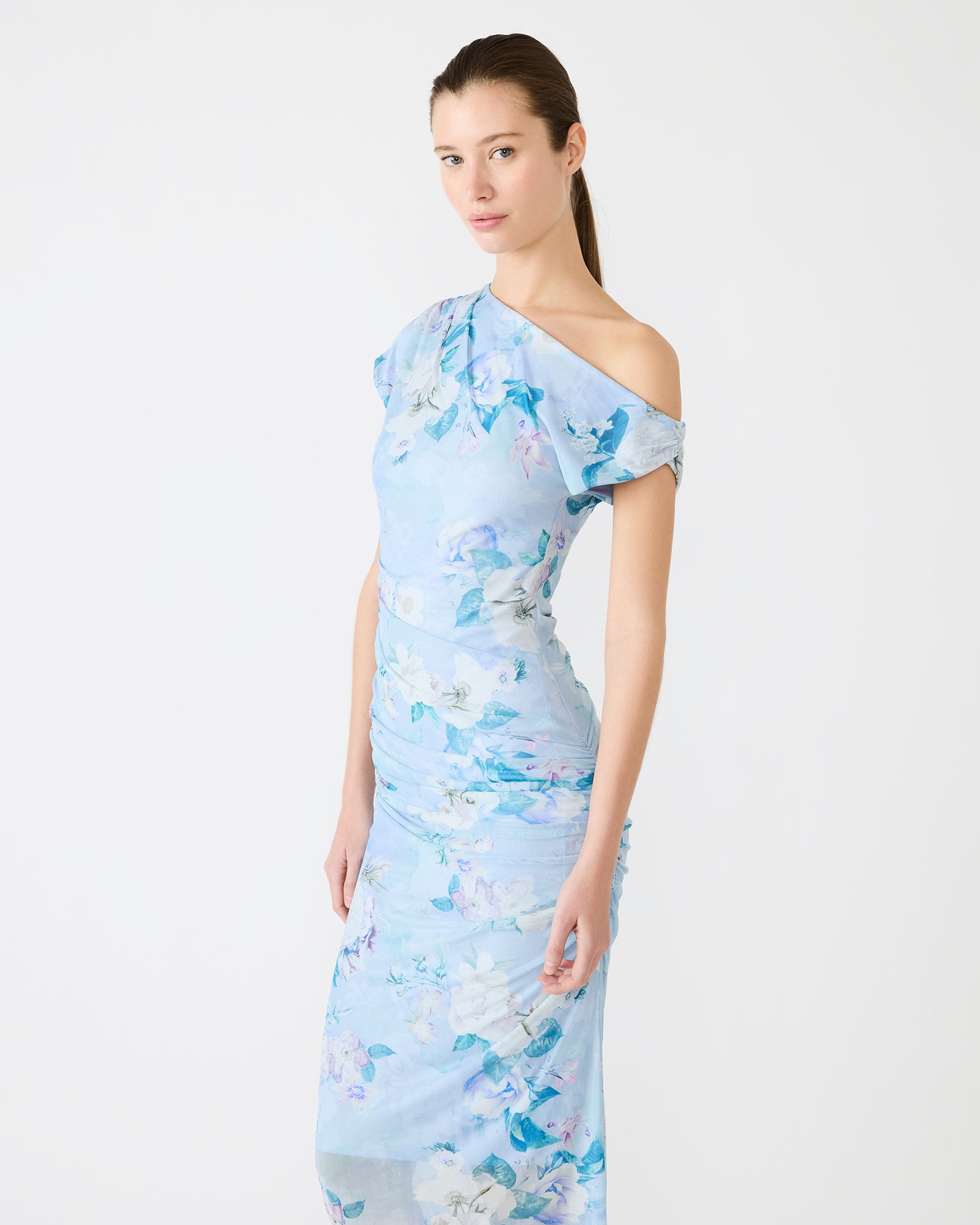GRACELYN DRESS LIGHT BLUE - Clothing - Steve Madden Canada - view 2