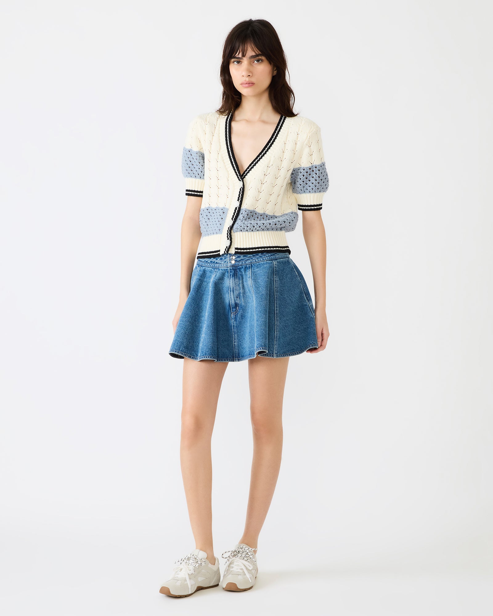 LILLIANY SKIRT BLUE - Clothing - Steve Madden Canada - view 2