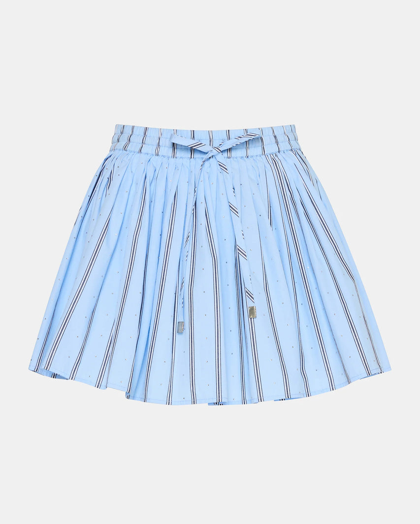 TYRIA SKIRT BLUE - Clothing - Steve Madden Canada - view 6