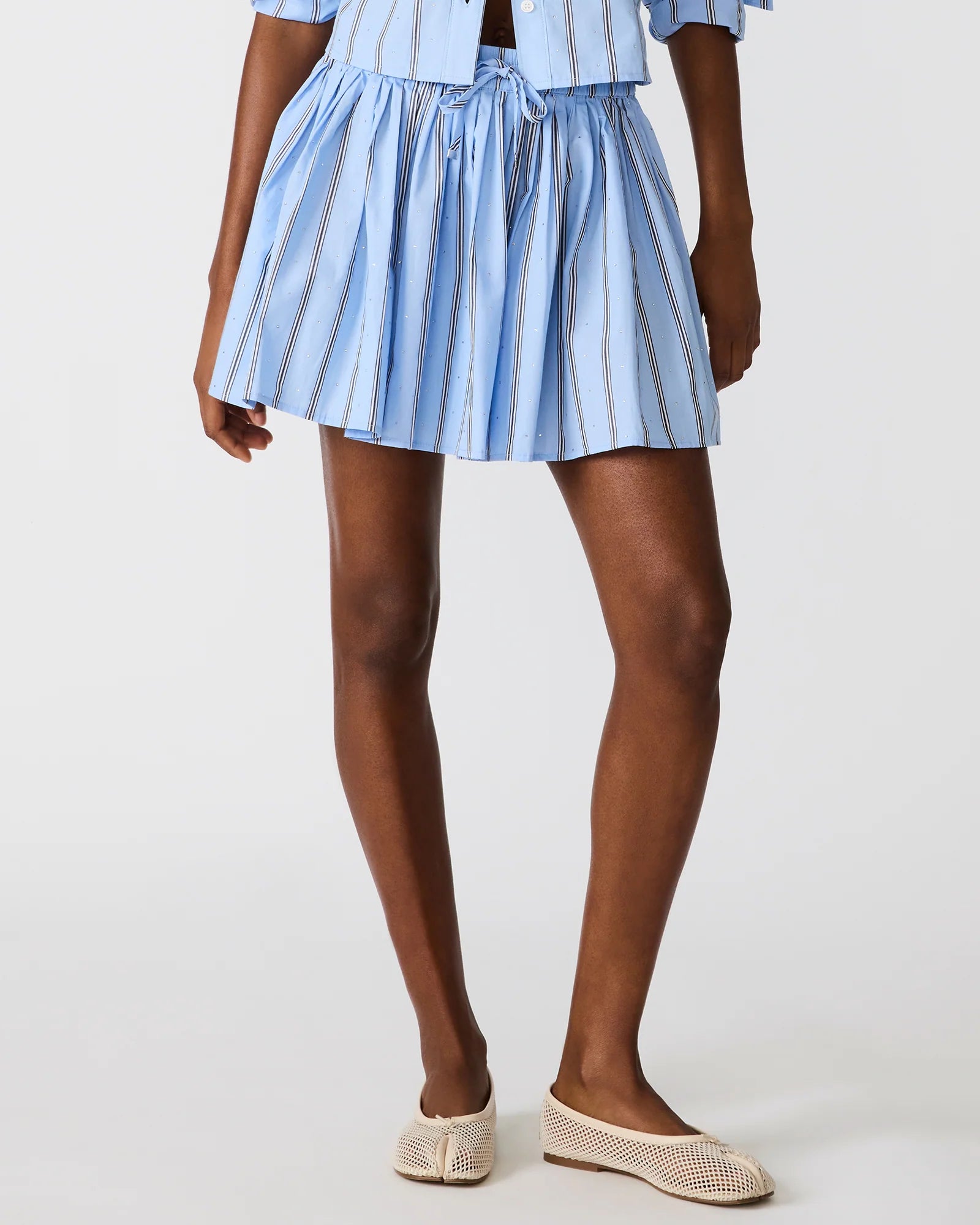 TYRIA SKIRT BLUE - Clothing - Steve Madden Canada - view 2