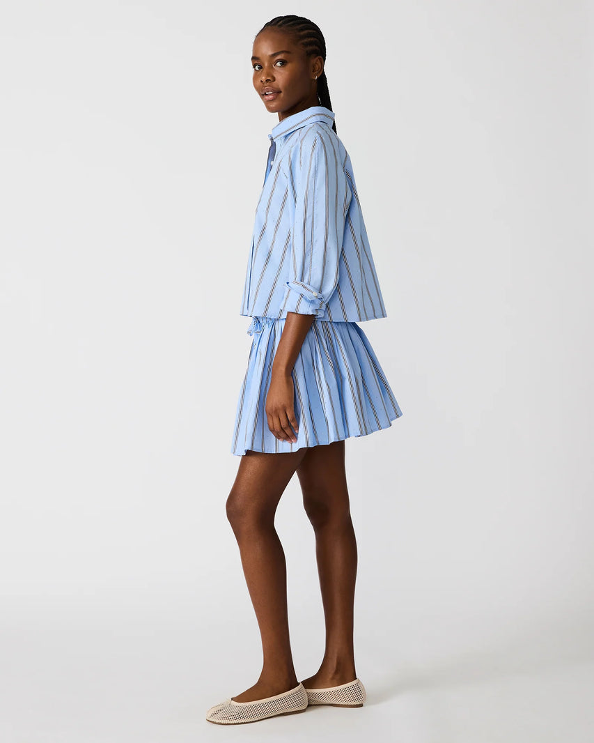 TYRIA SKIRT BLUE - Clothing - Steve Madden Canada - view 3