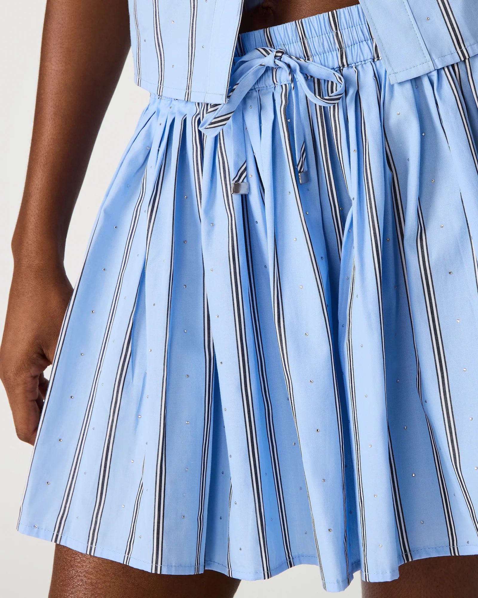 TYRIA SKIRT BLUE - Clothing - Steve Madden Canada - view 4