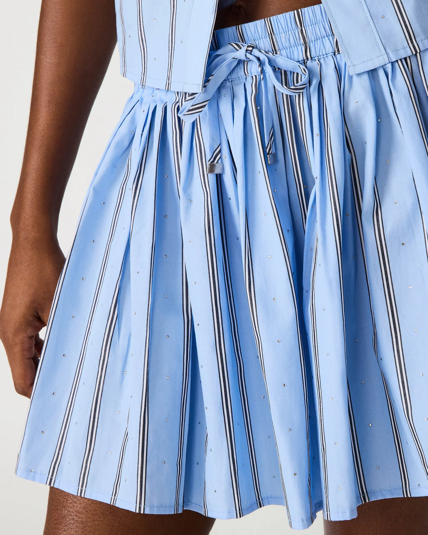 TYRIA SKIRT BLUE - Clothing - Steve Madden Canada - view 4