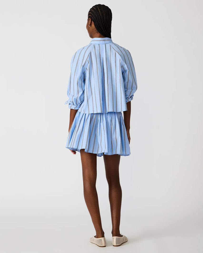 TYRIA SKIRT BLUE - Clothing - Steve Madden Canada - view 5