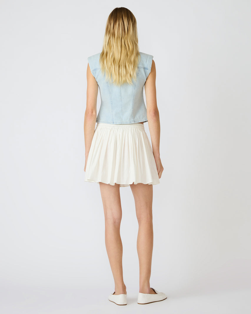 TYRIA SKIRT WHITE - Clothing - Steve Madden Canada - view 5