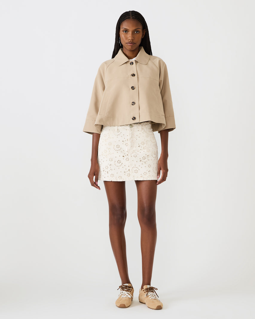 BECK SKIRT CREAM - Clothing - Steve Madden Canada - view 2