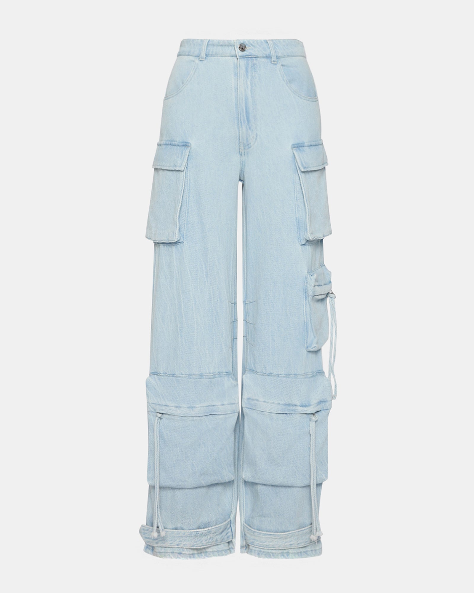 DUO PANT IN LIGHTWEIGHT DENIM BLUE - Clothing - Steve Madden Canada - view 6