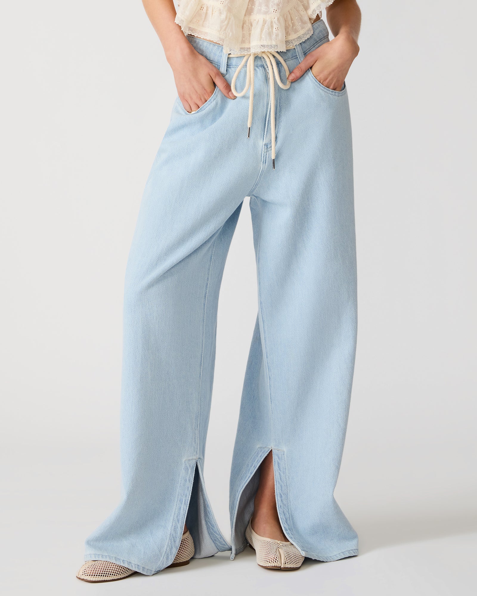 MAYCEN PANT BLUE - Clothing - Steve Madden Canada - view 2