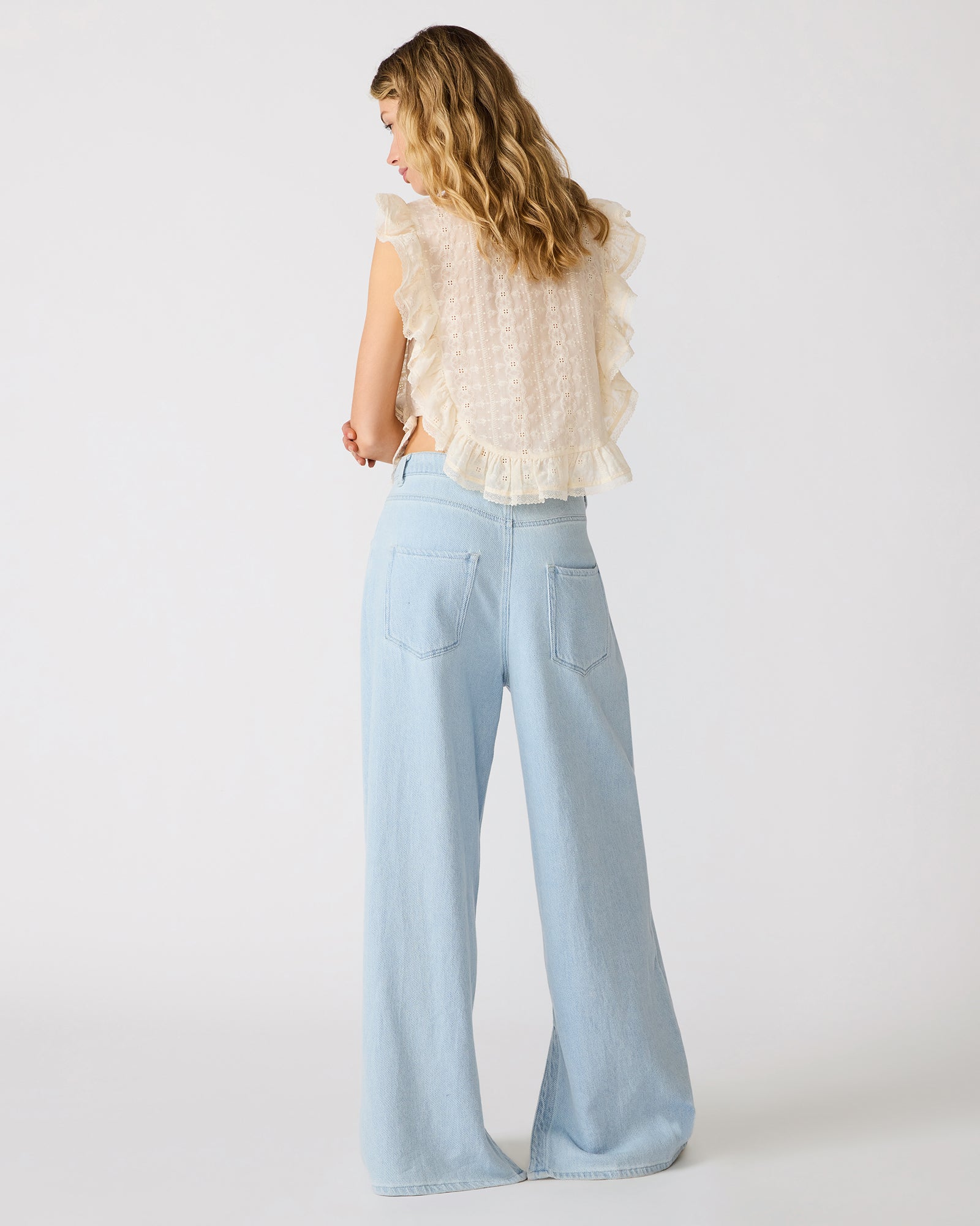 MAYCEN PANT BLUE - Clothing - Steve Madden Canada - view 5