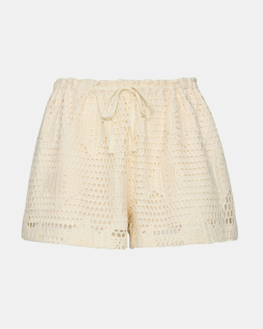 AMELIA DRAWSTRING FISH PANT WHITE - Clothing - Steve Madden Canada - view 8