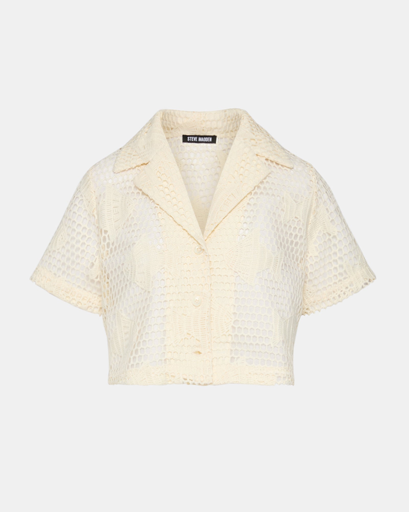 SANDRA FISH TOP WHITE - Clothing - Steve Madden Canada - view 8