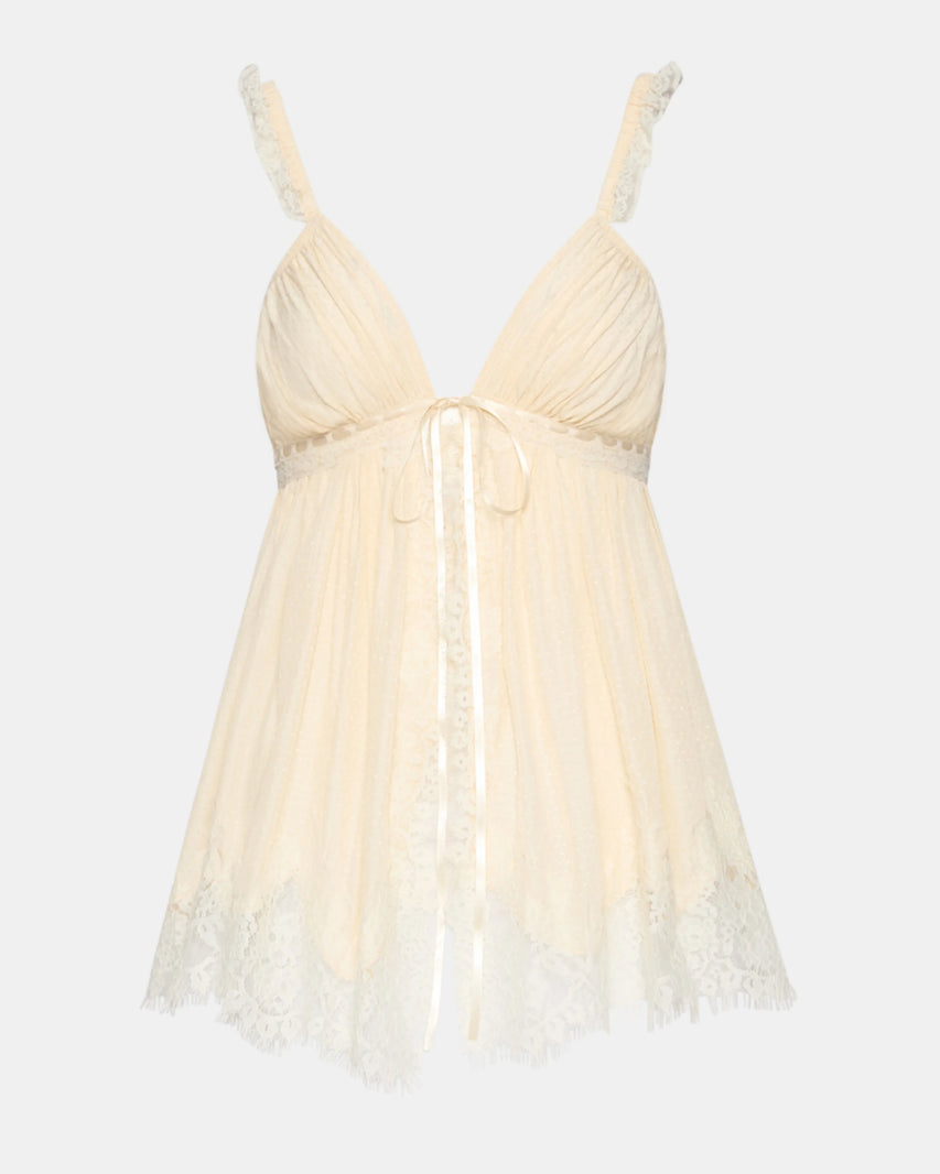 MAZIE TOP WHITE - Clothing - Steve Madden Canada - view 7