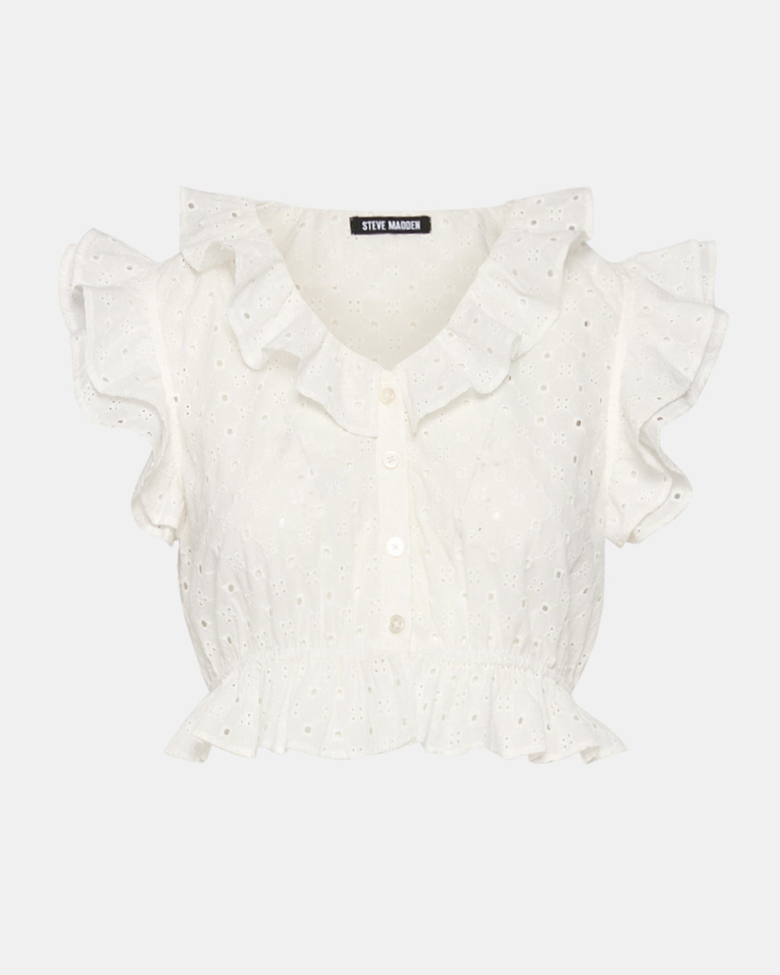 MAYRA TOP WHITE - Clothing - Steve Madden Canada - view 6
