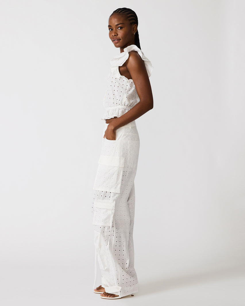 MAYRA TOP WHITE - Clothing - Steve Madden Canada - view 4