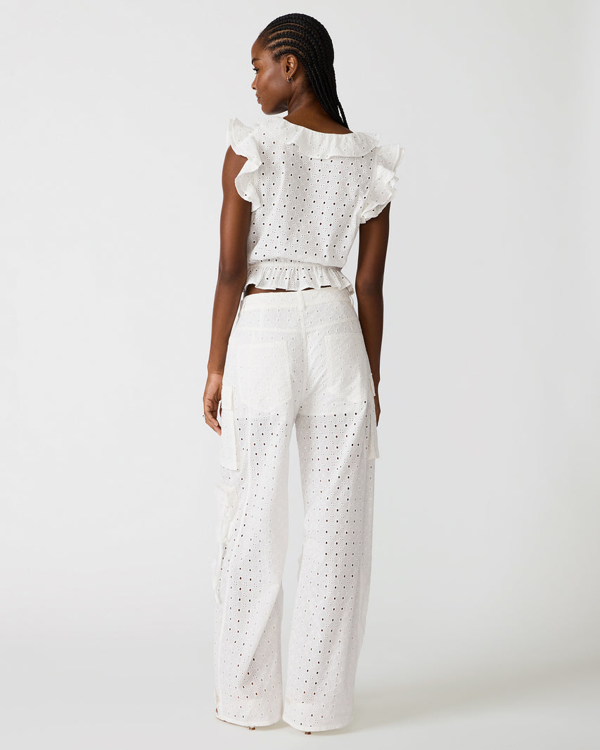 MAYRA TOP WHITE - Clothing - Steve Madden Canada - view 5