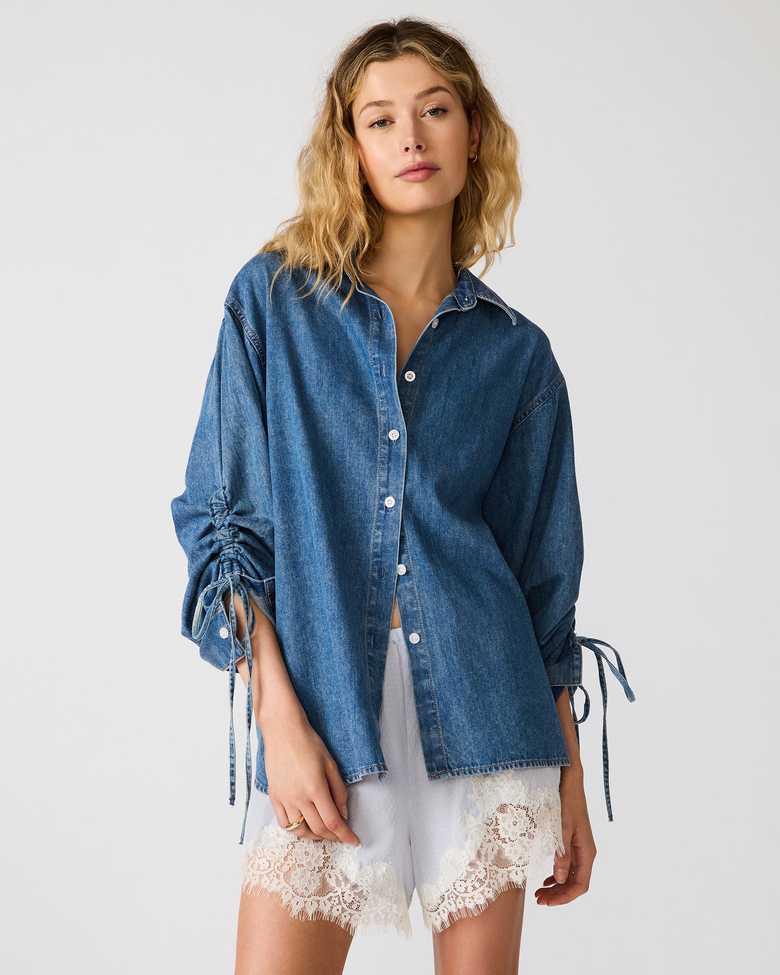 MERRIT TOP DENIM - Clothing - Steve Madden Canada