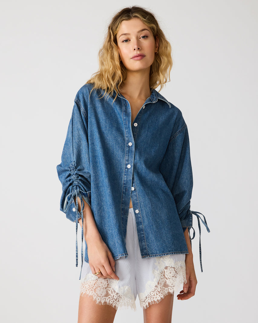 MERRIT TOP DENIM - Clothing - Steve Madden Canada