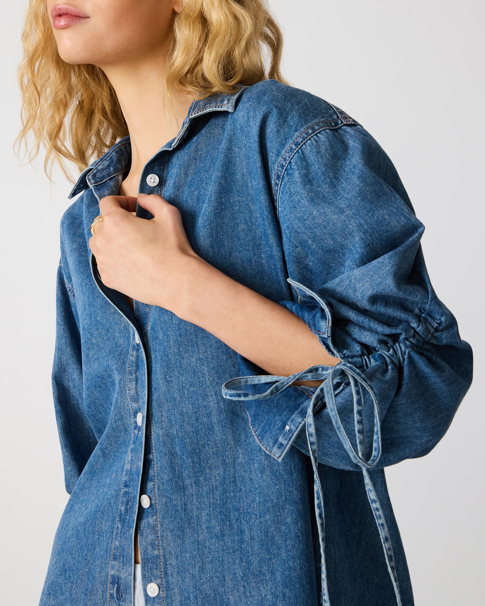 MERRIT TOP DENIM - Clothing - Steve Madden Canada - view 2