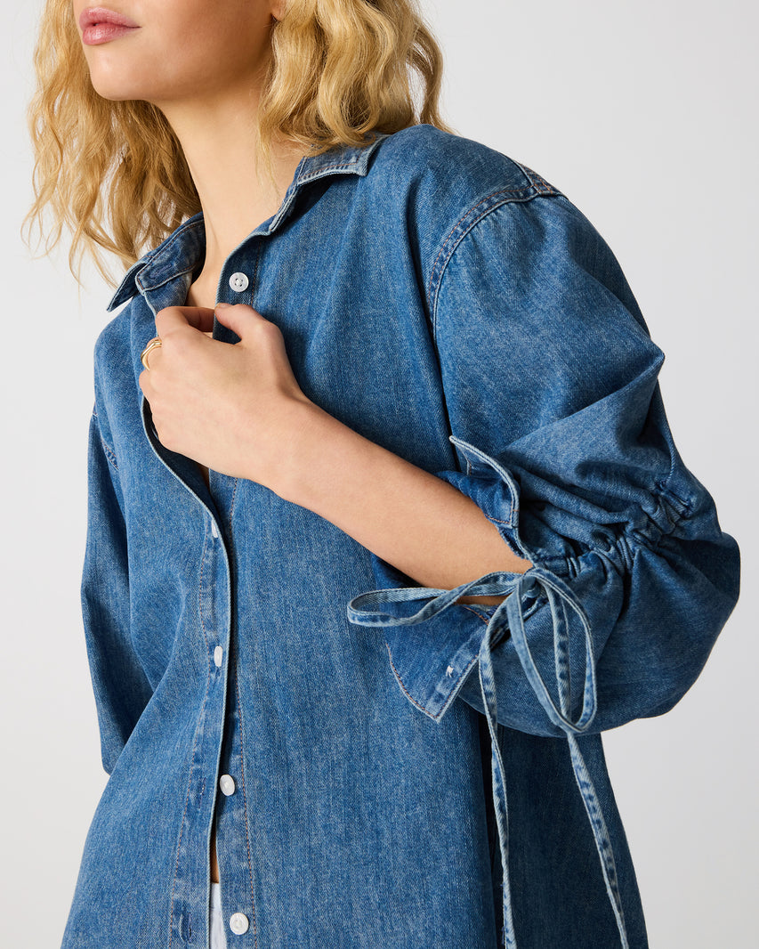 MERRIT TOP DENIM - Clothing - Steve Madden Canada - view 2