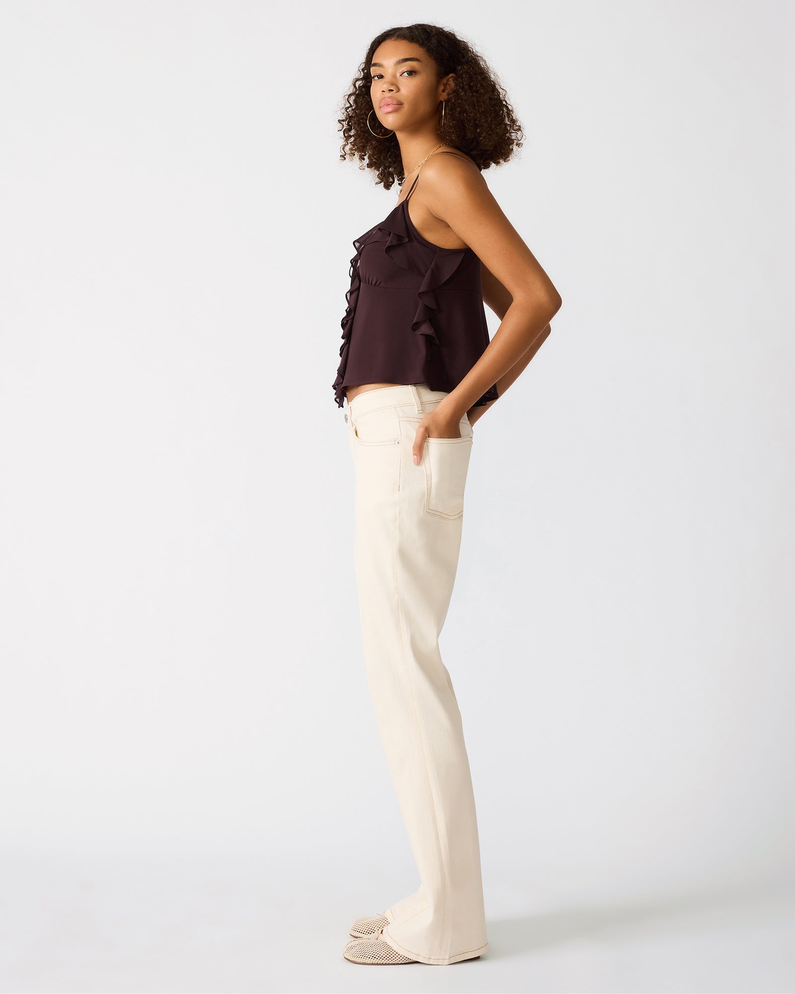 ROUE TOP BROWN - Clothing - Steve Madden Canada - view 4