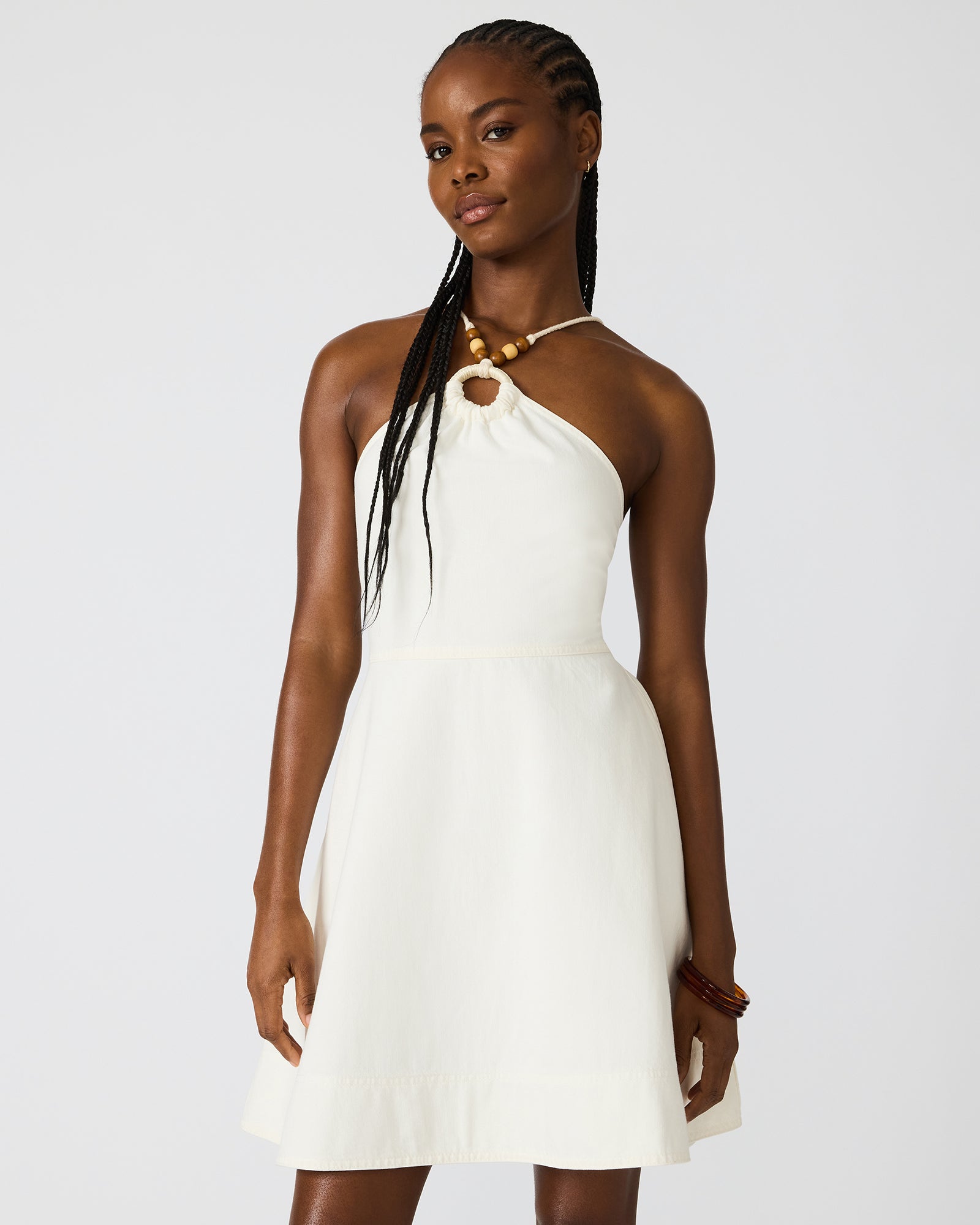 ELVIS DRESS WHITE - Clothing - Steve Madden Canada - view 3