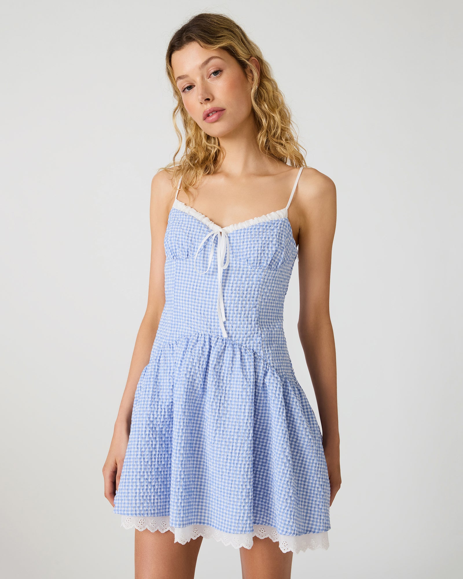 MIETTE DRESS BLUE MULTI - Clothing - Steve Madden Canada - view 3