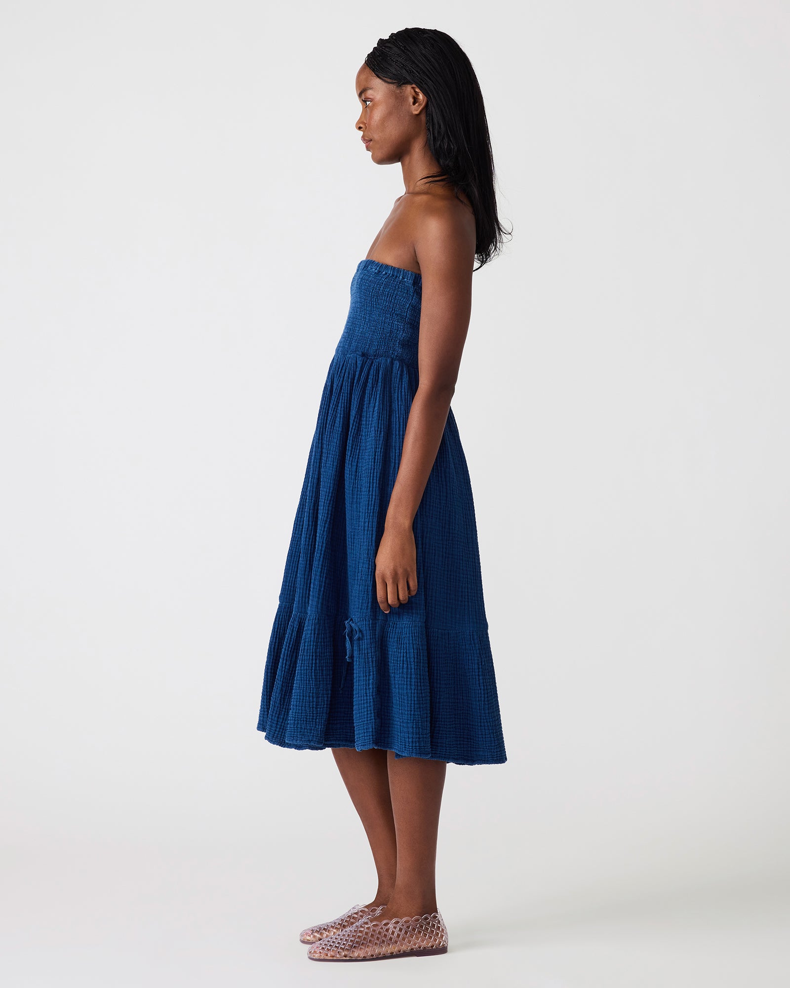 BISOU DRESS INDIGO - Clothing - Steve Madden Canada - view 2
