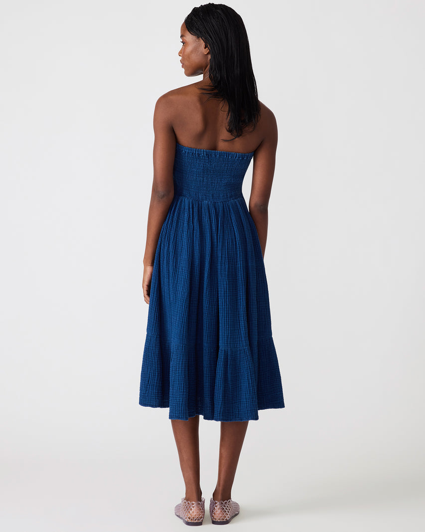 BISOU DRESS INDIGO - Clothing - Steve Madden Canada - view 5