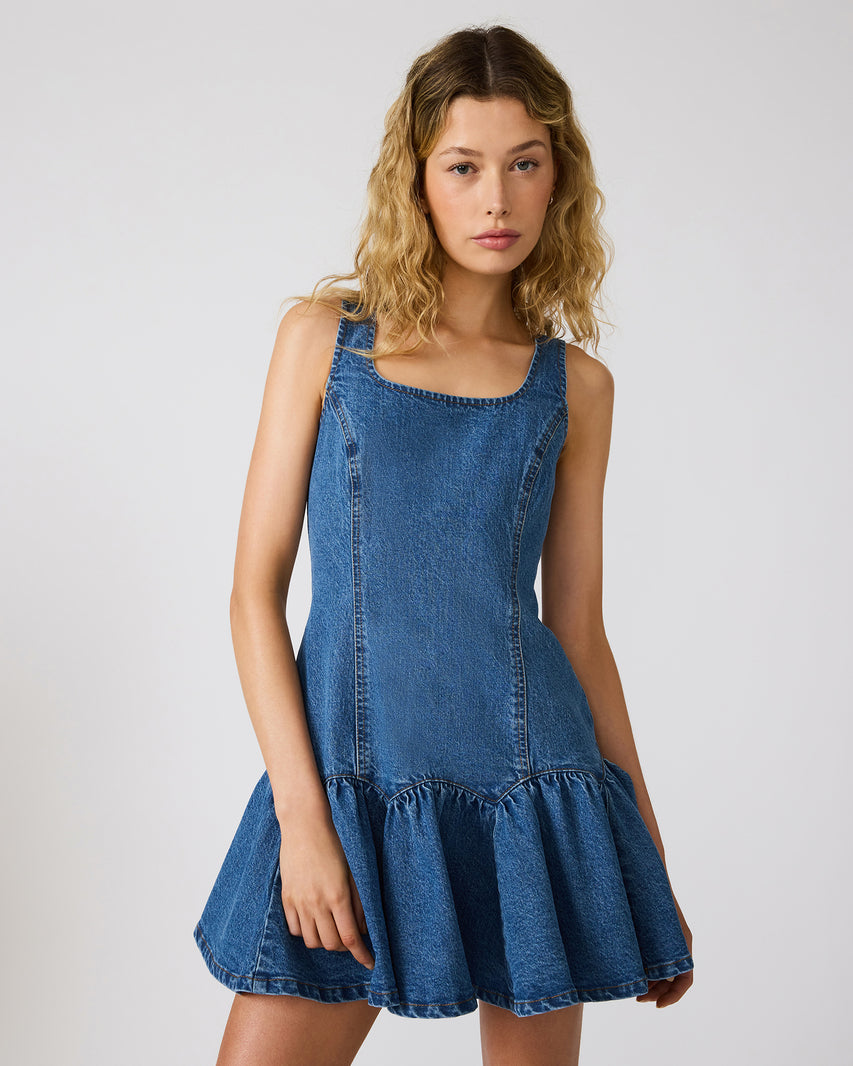 IGGA DRESS DENIM - Clothing - Steve Madden Canada - view 4
