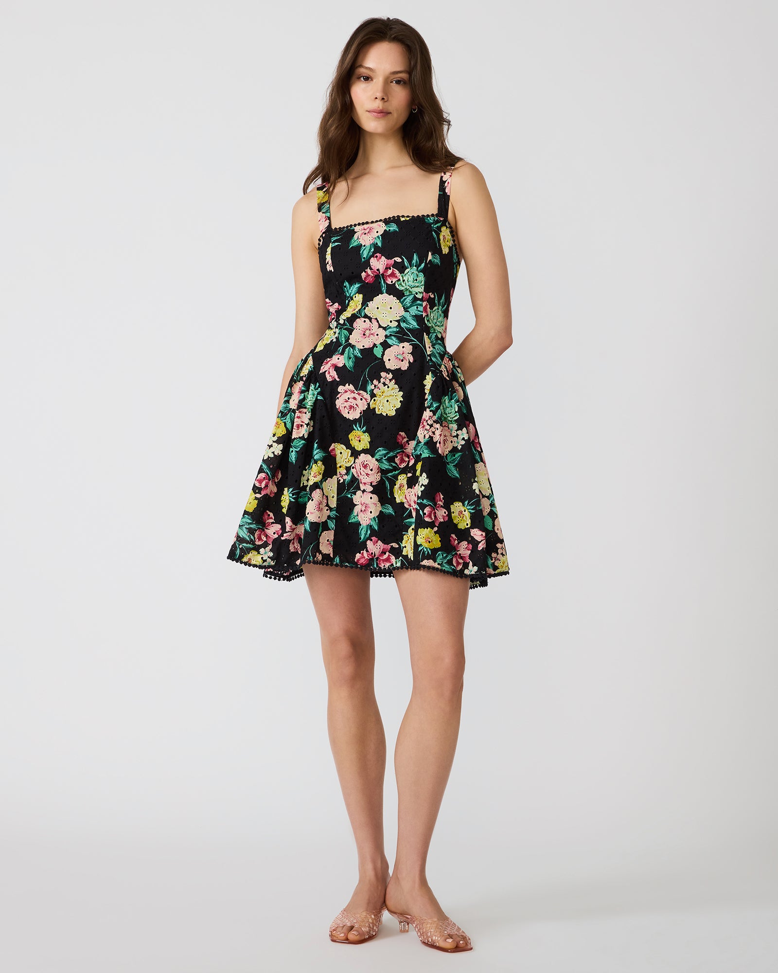 OLYMPIA DRESS BLACK MULTI - Clothing - Steve Madden Canada