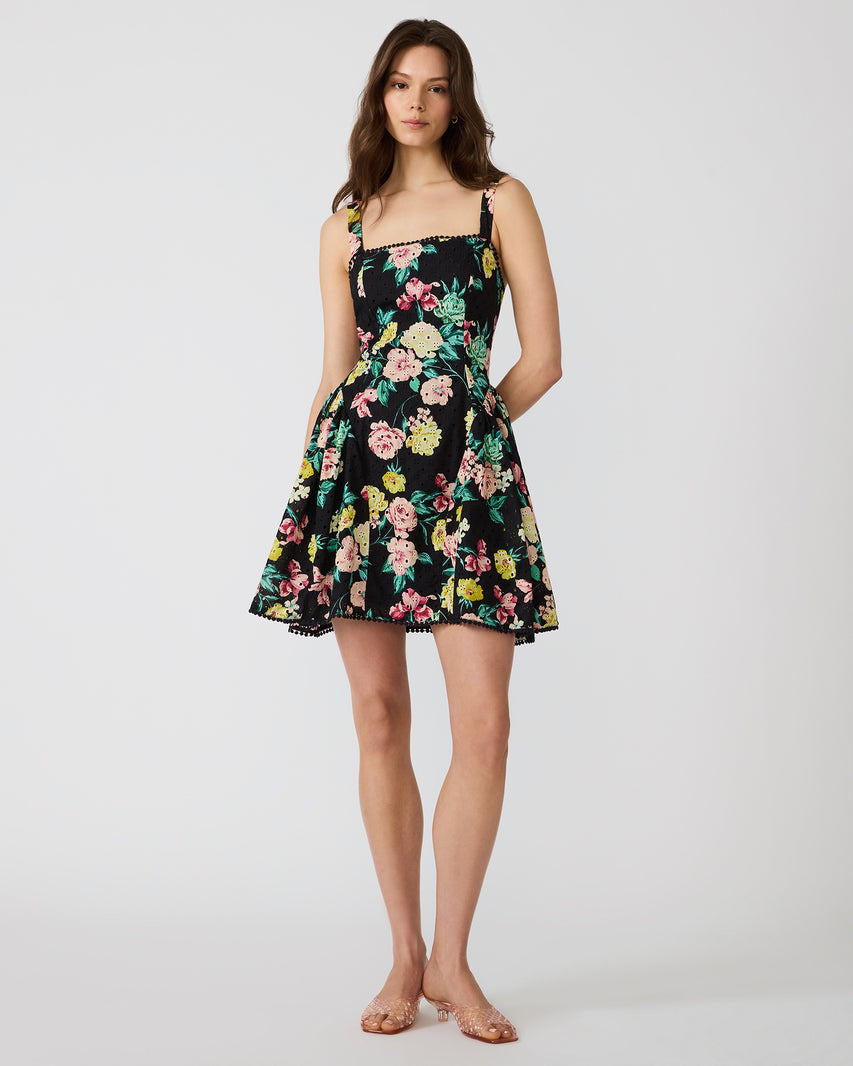 OLYMPIA DRESS BLACK MULTI - Clothing - Steve Madden Canada