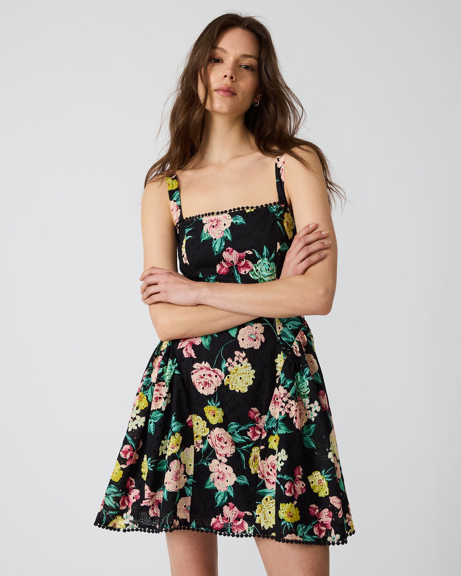 OLYMPIA DRESS BLACK MULTI - Clothing - Steve Madden Canada - view 3