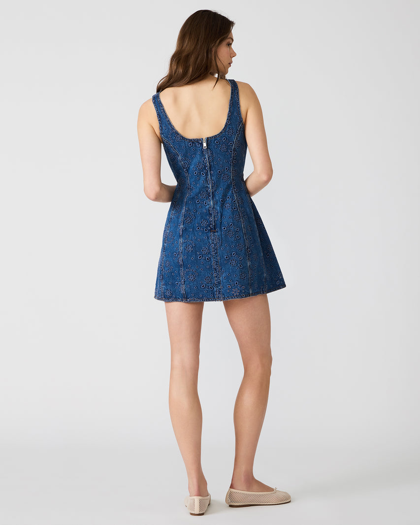 LILY-ROSE DRESS DENIM - Clothing - Steve Madden Canada - view 5