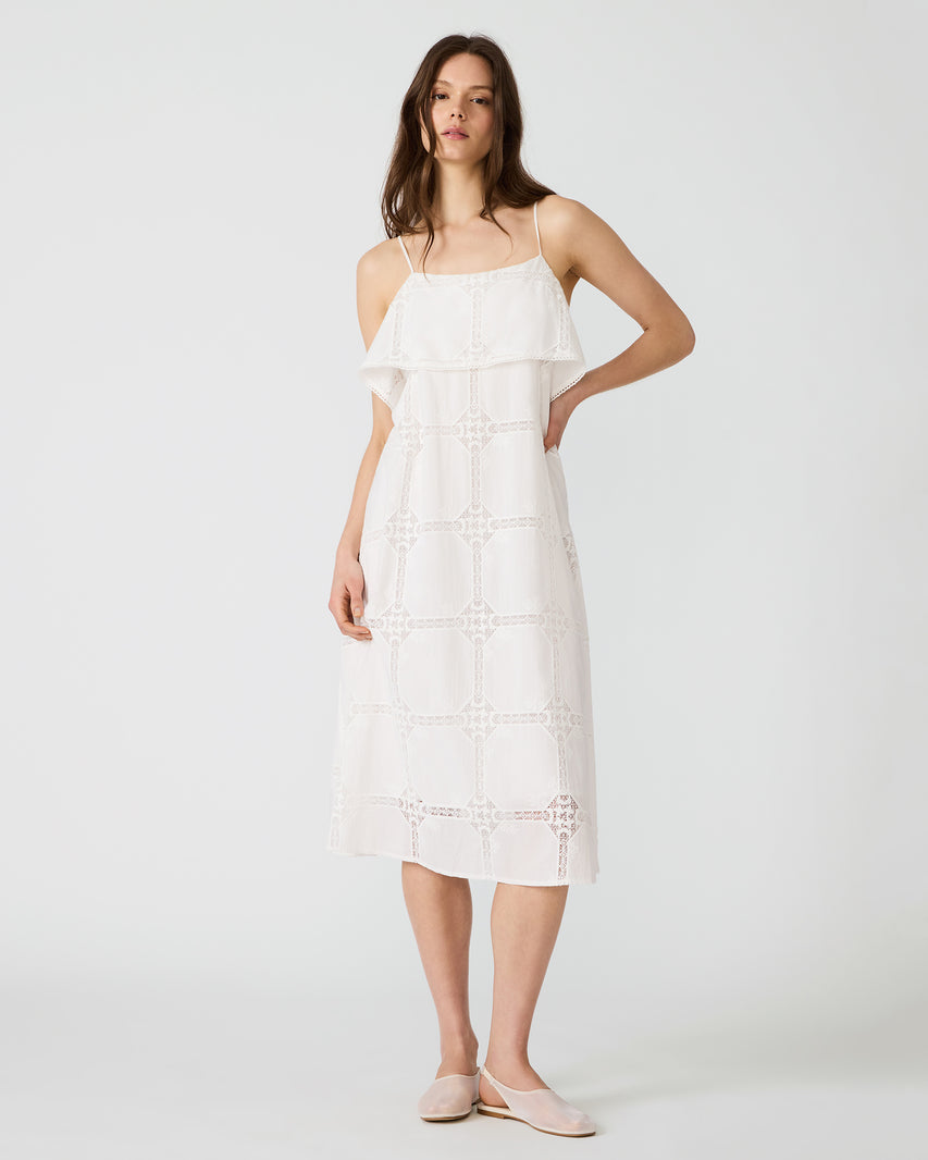FLAVIA DRESS WHITE - Clothing - Steve Madden Canada
