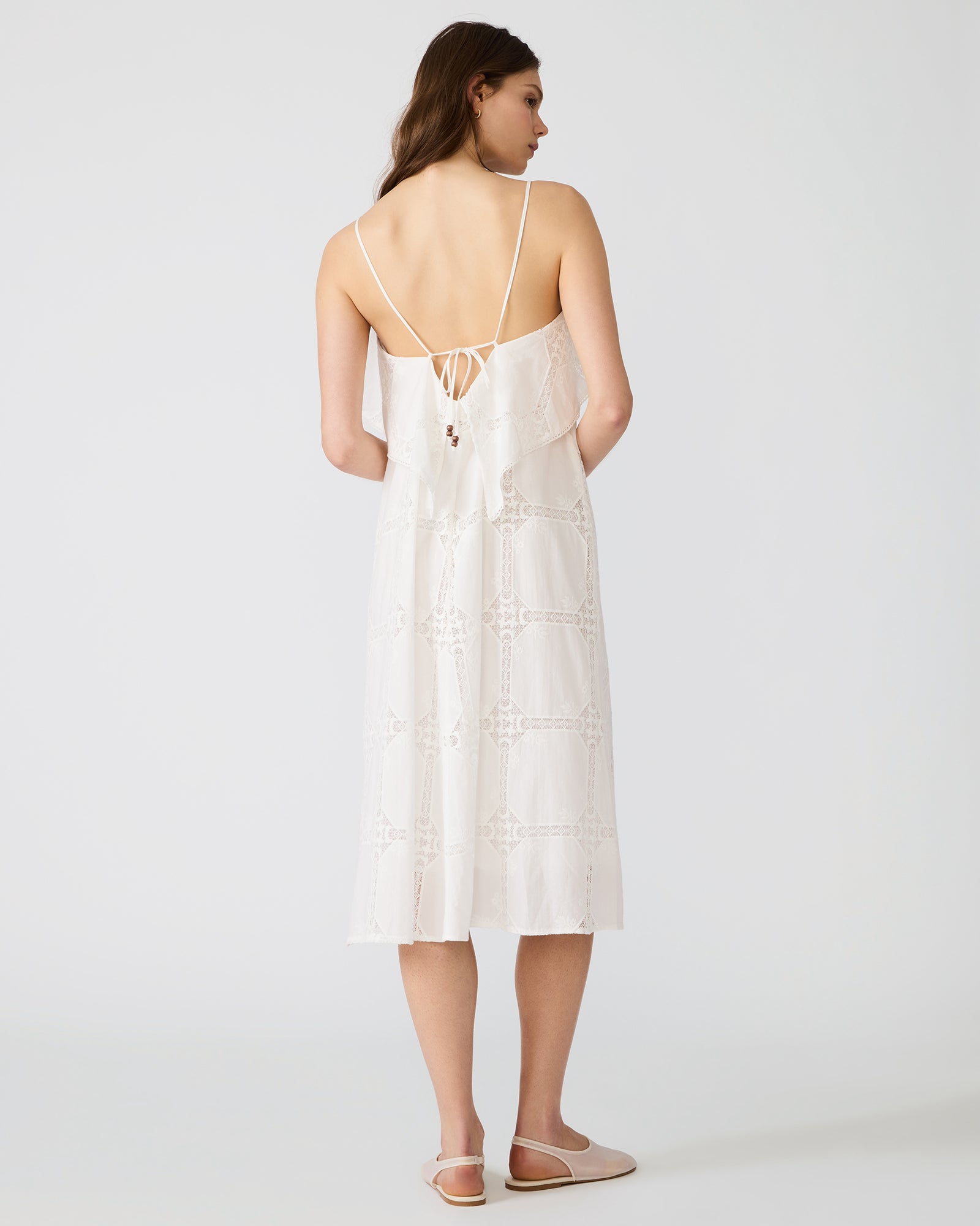 FLAVIA DRESS WHITE - Clothing - Steve Madden Canada - view 5
