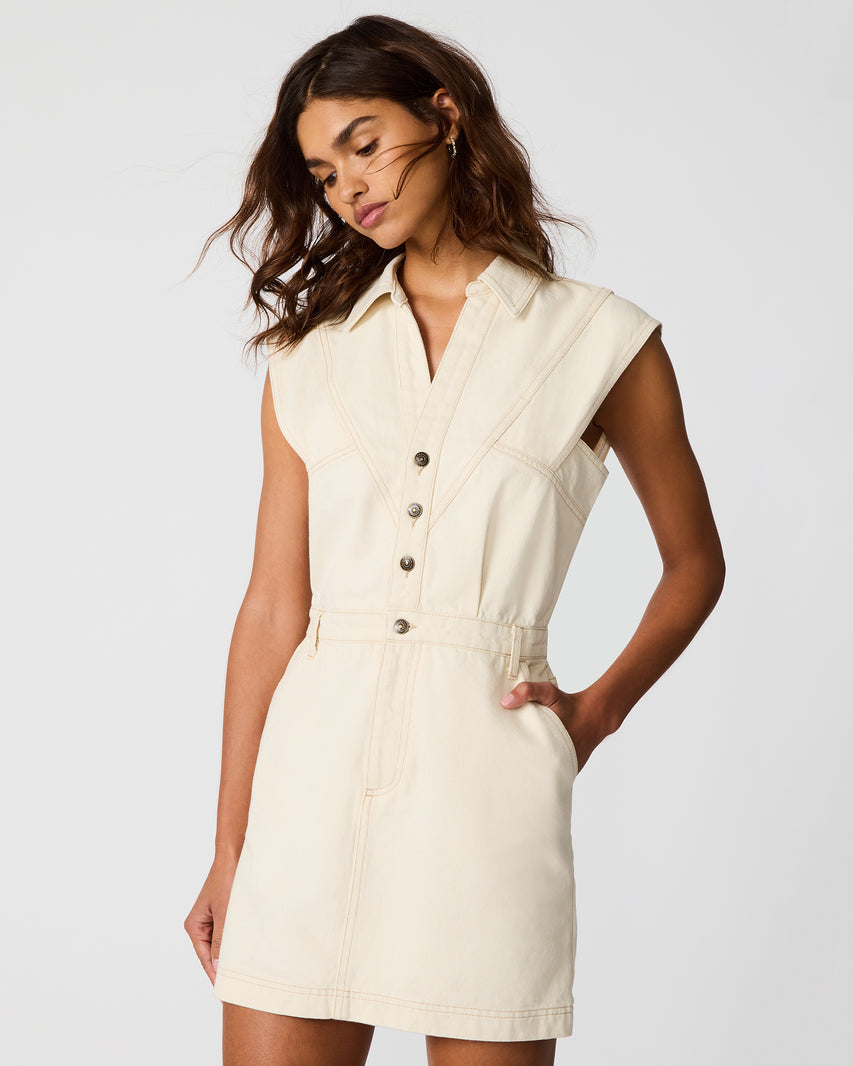 FELICITE DRESS NATURAL - Clothing - Steve Madden Canada