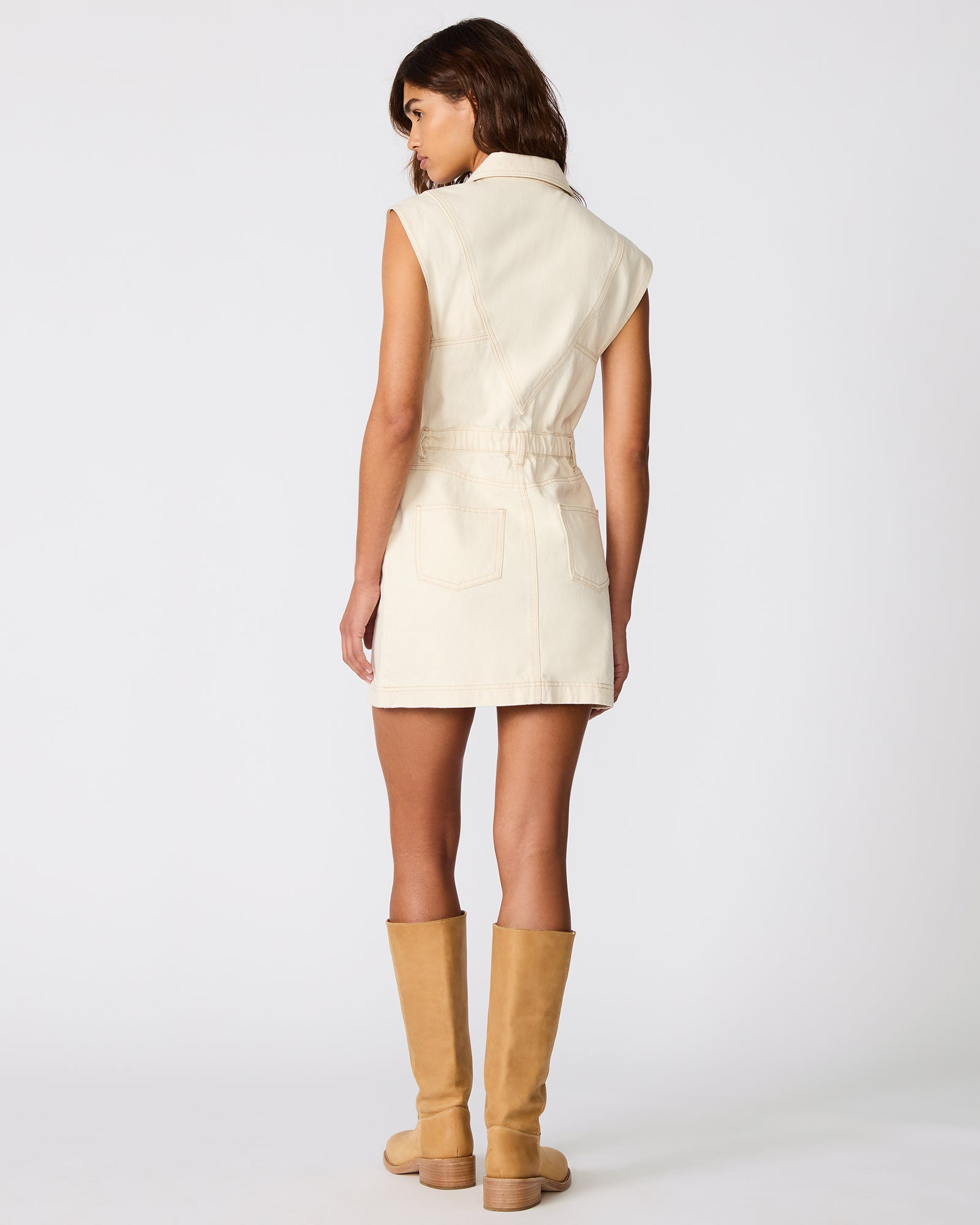 FELICITE DRESS NATURAL - Clothing - Steve Madden Canada - view 3