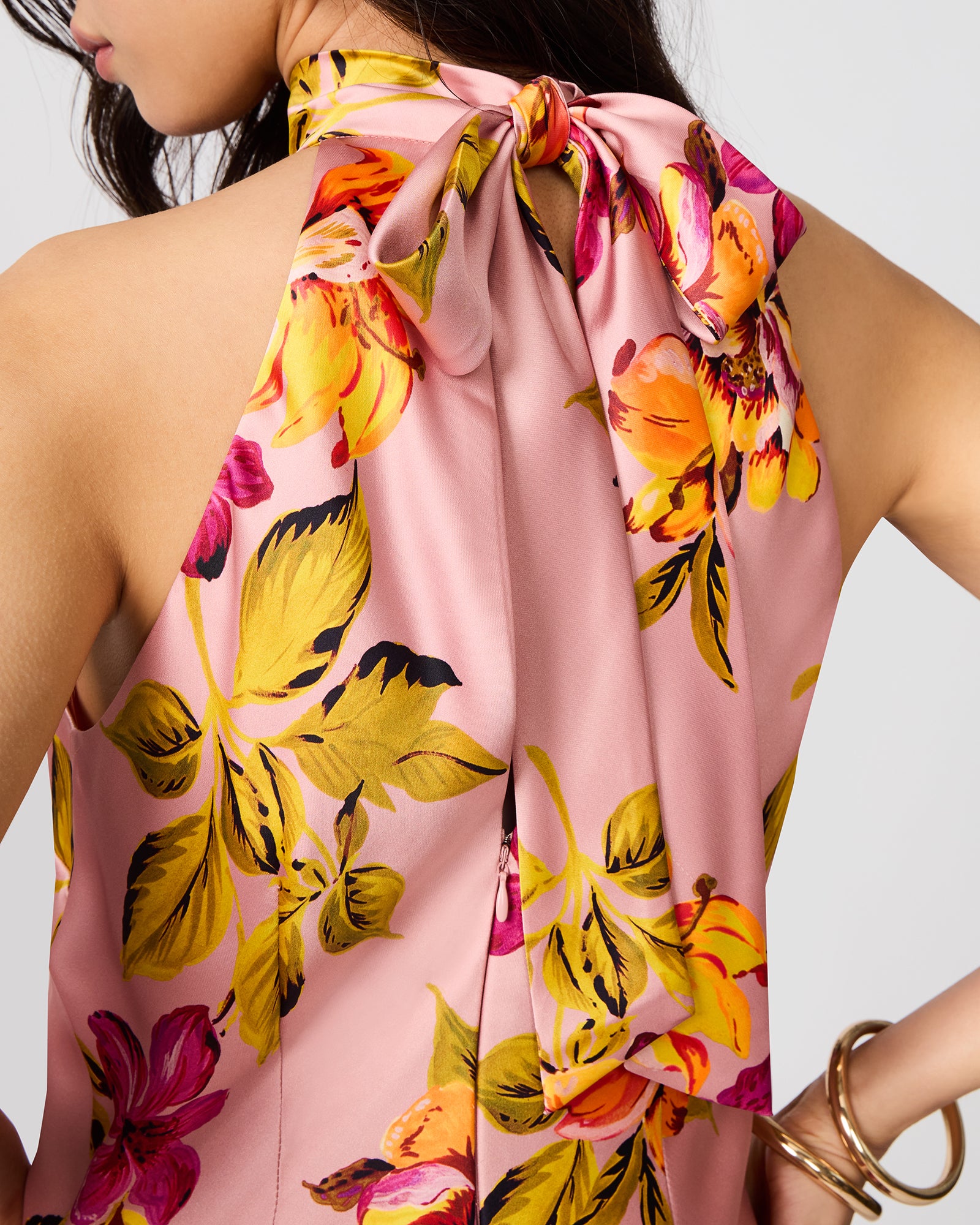 LARA DRESS PINK MULTI - Clothing - Steve Madden Canada - view 2