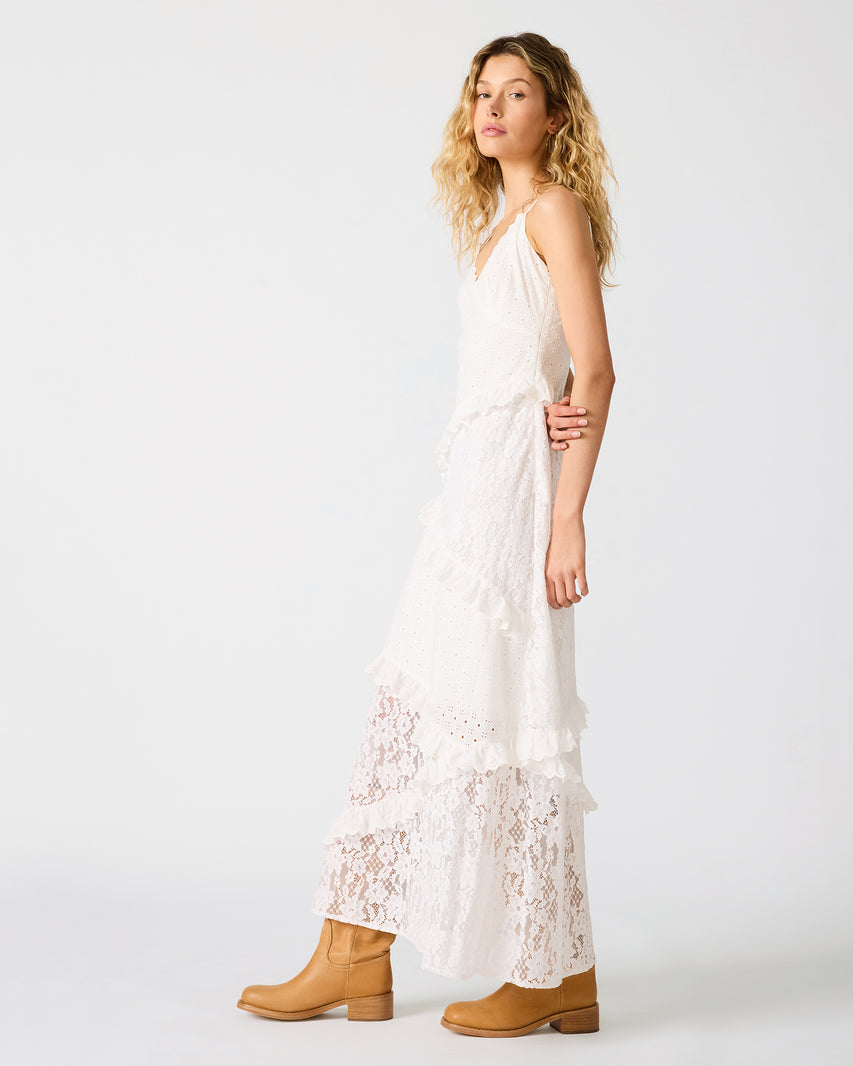 GIAH DRESS WHITE - Clothing - Steve Madden Canada - view 3