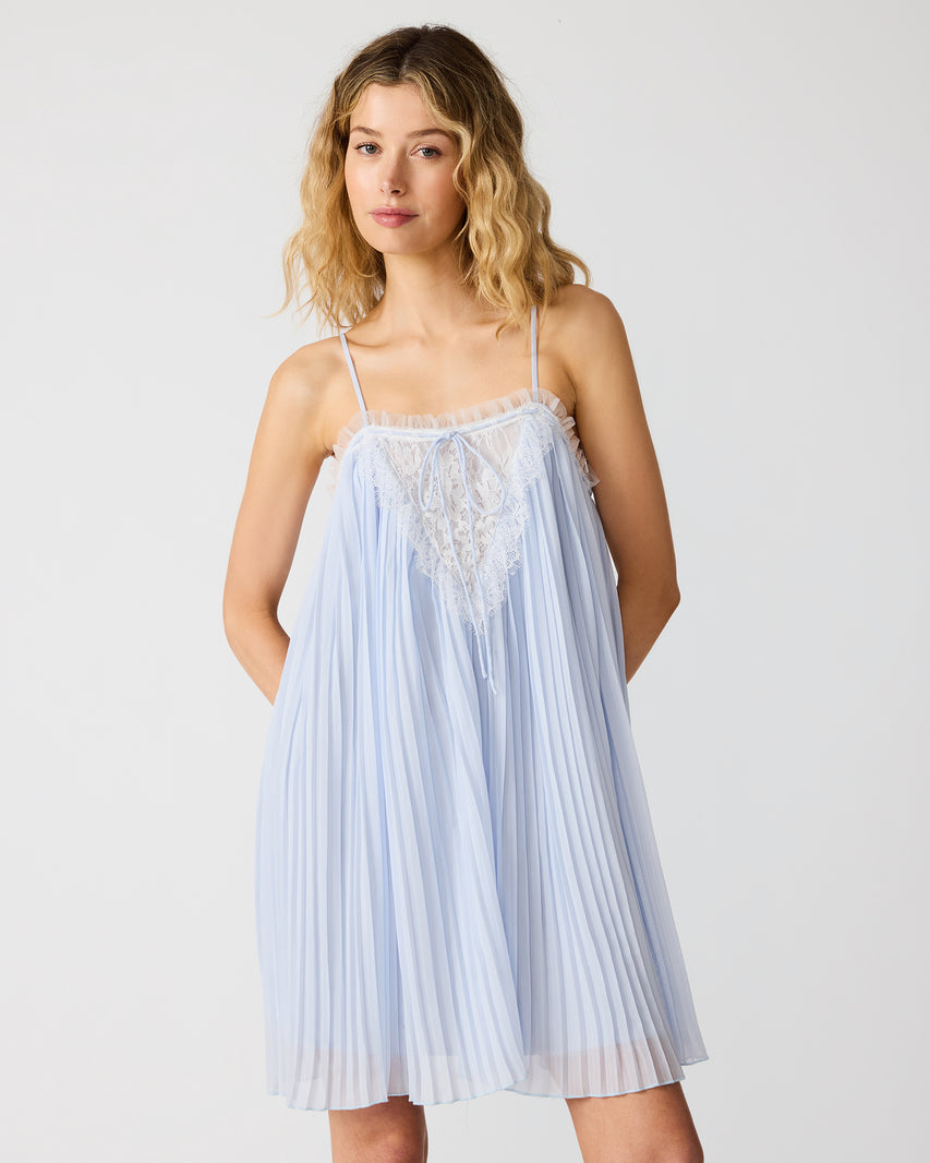 HELLEN DRESS BLUE - Clothing - Steve Madden Canada - view 2