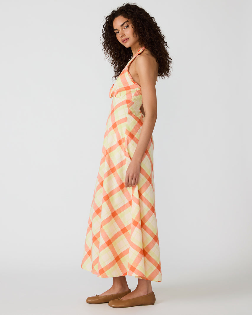 TANIA DRESS ORANGE MULTI - Clothing - Steve Madden Canada - view 3