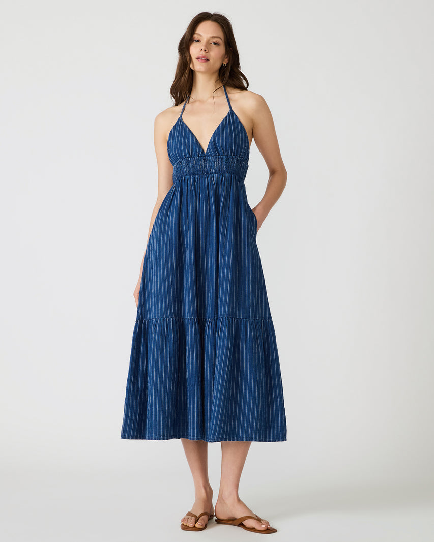 LUCKY DRESS INDIGO - Clothing - Steve Madden Canada