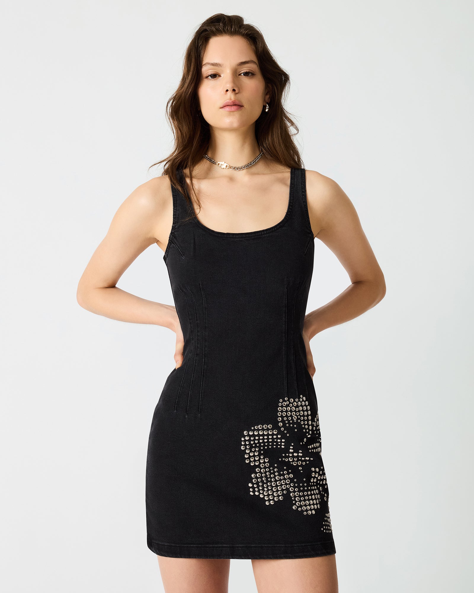 ROSELLA DRESS BLACK - - Steve Madden Canada - view 4