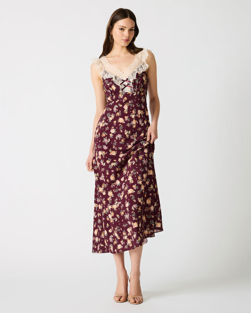 LISELLA DRESS WINE - Clothing - Steve Madden Canada