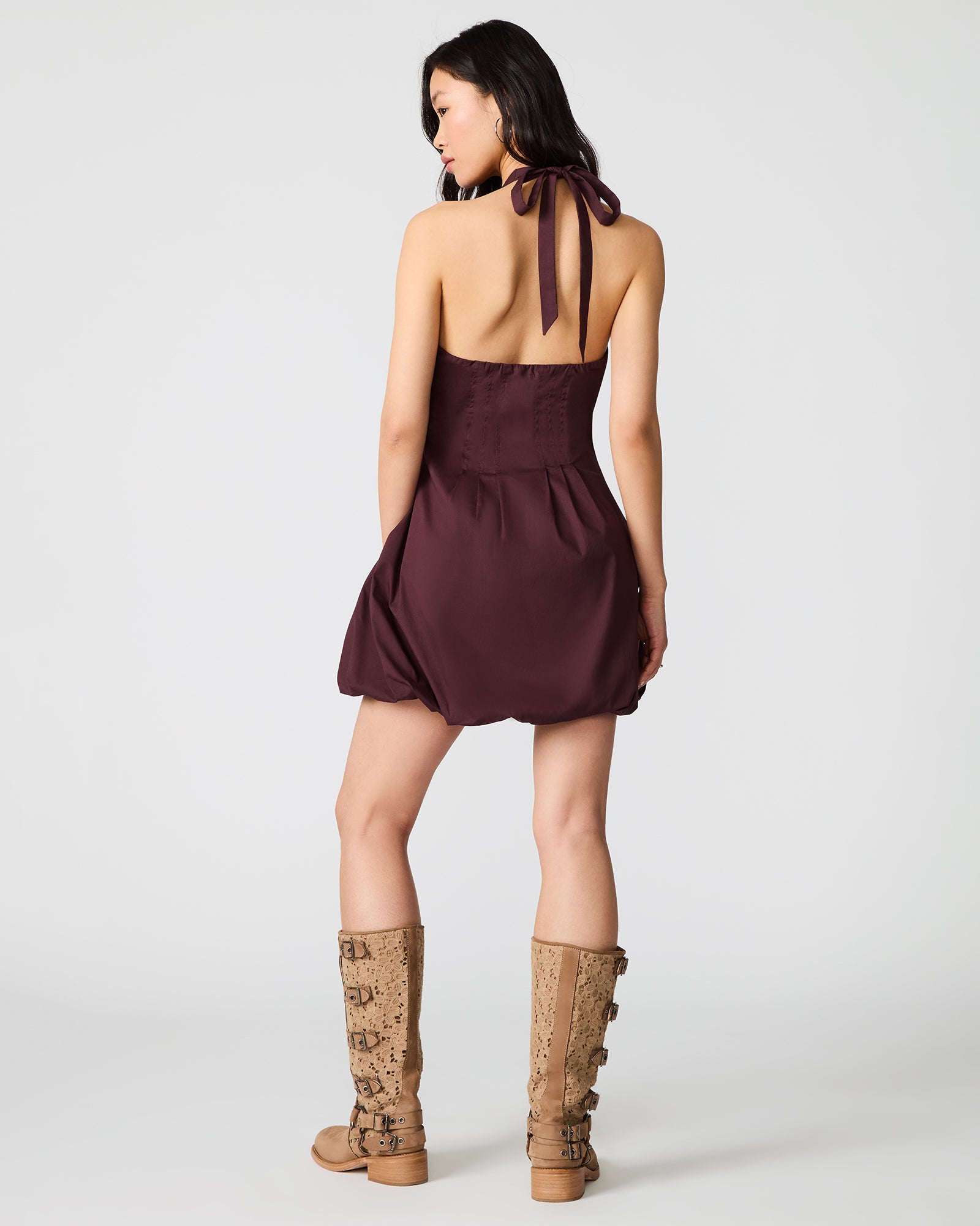 DIANNA DRESS BROWN - - Steve Madden Canada - view 5