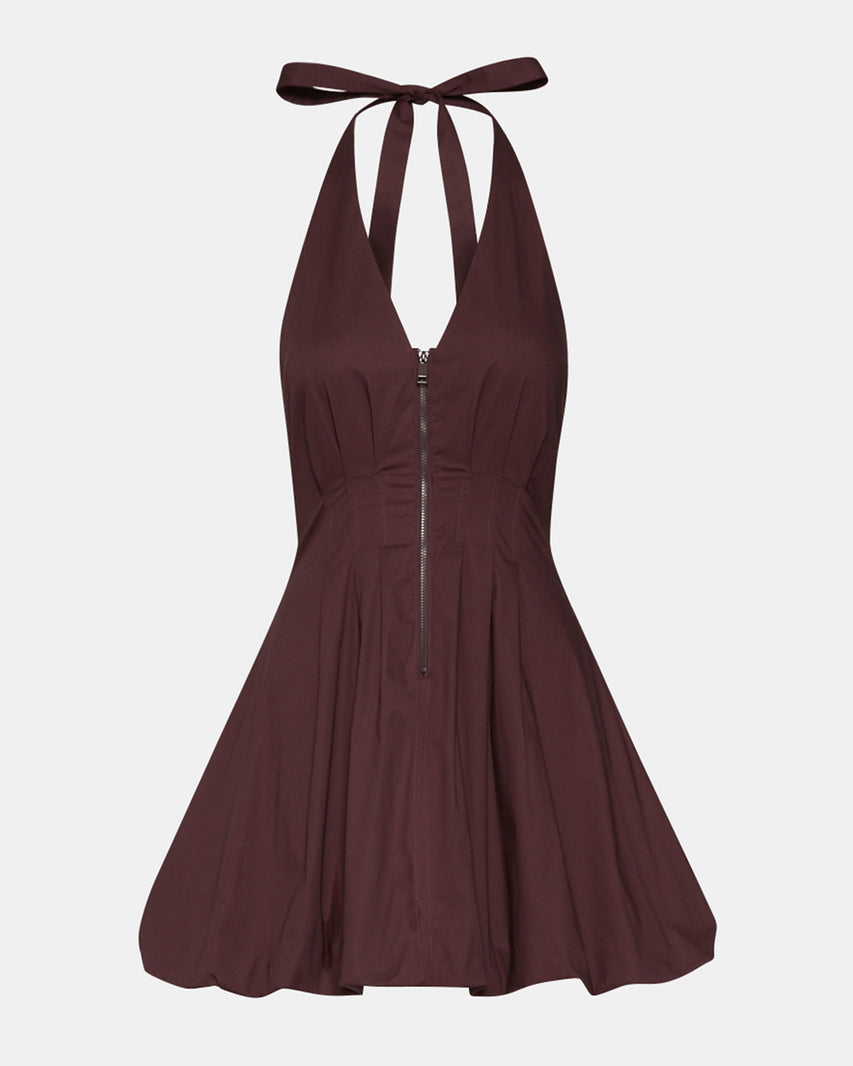 DIANNA DRESS BROWN - - Steve Madden Canada - view 6
