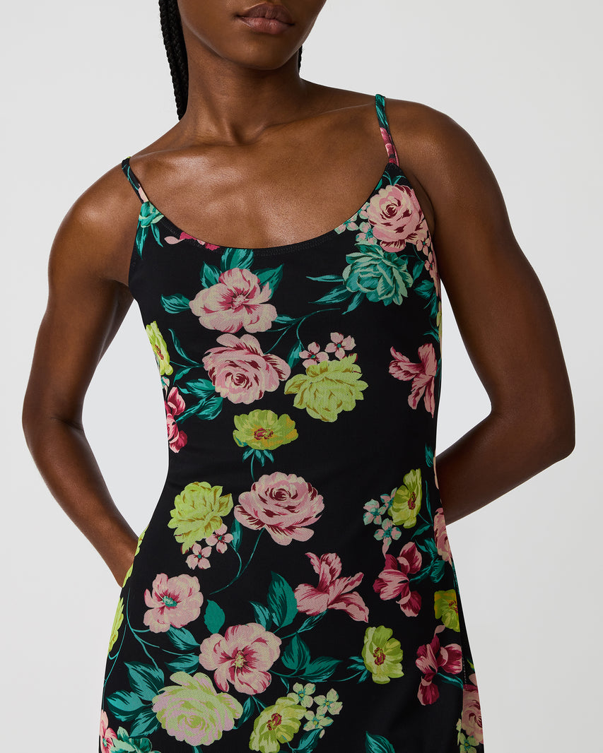 GISELLY DRESS BLACK MULTI - Clothing - Steve Madden Canada - view 2