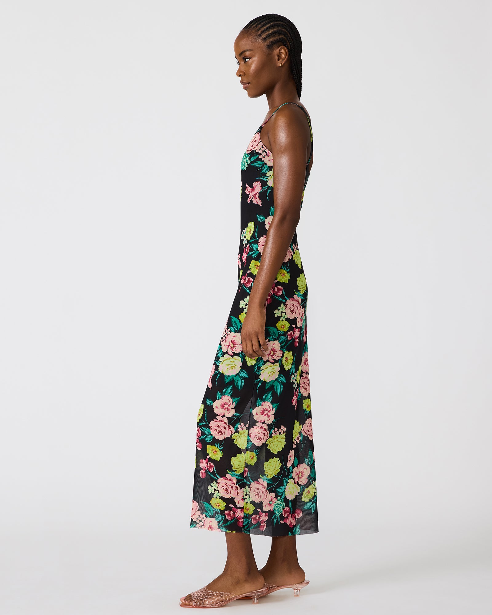 GISELLY DRESS BLACK MULTI - Clothing - Steve Madden Canada - view 3