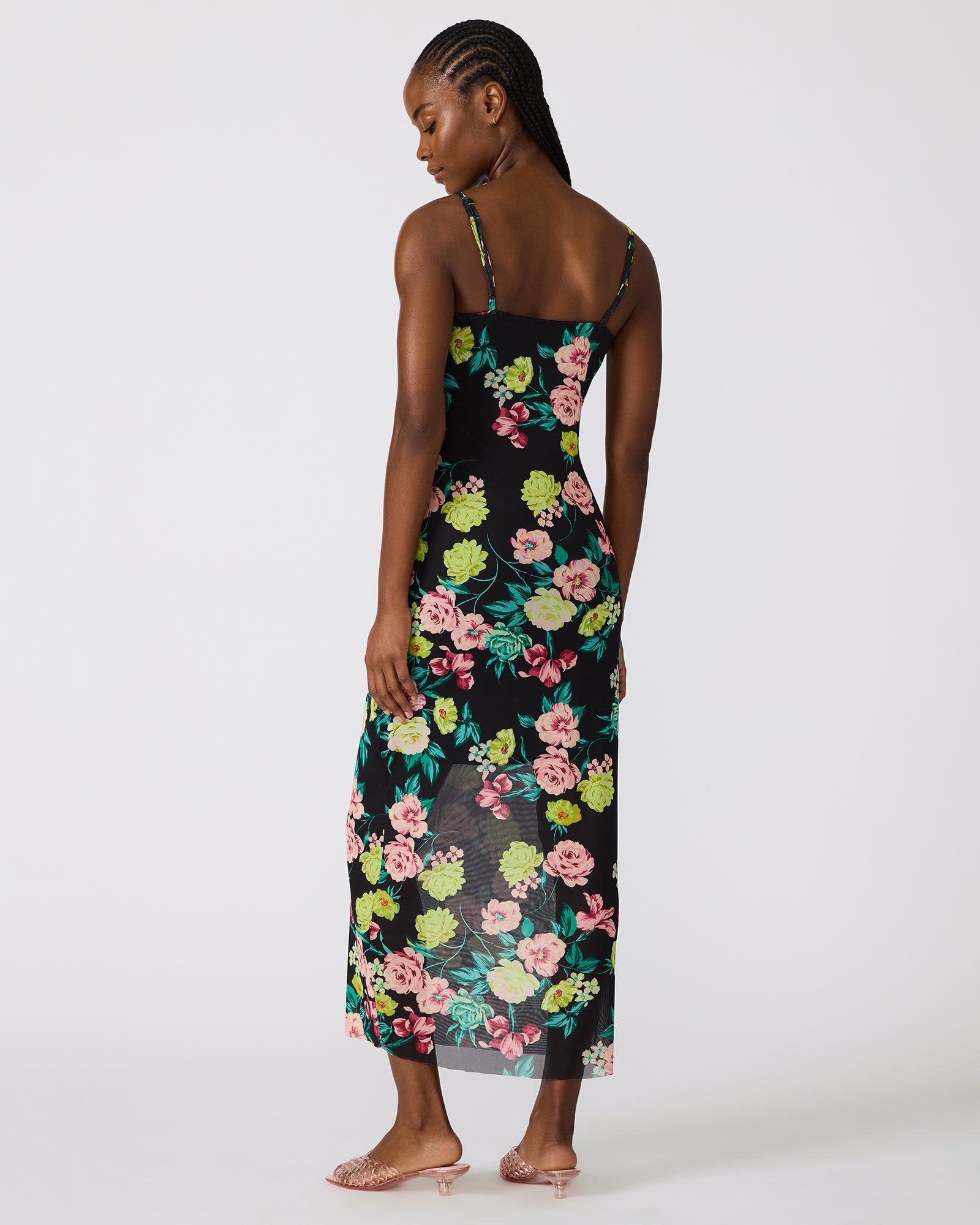 GISELLY DRESS BLACK MULTI - Clothing - Steve Madden Canada - view 5