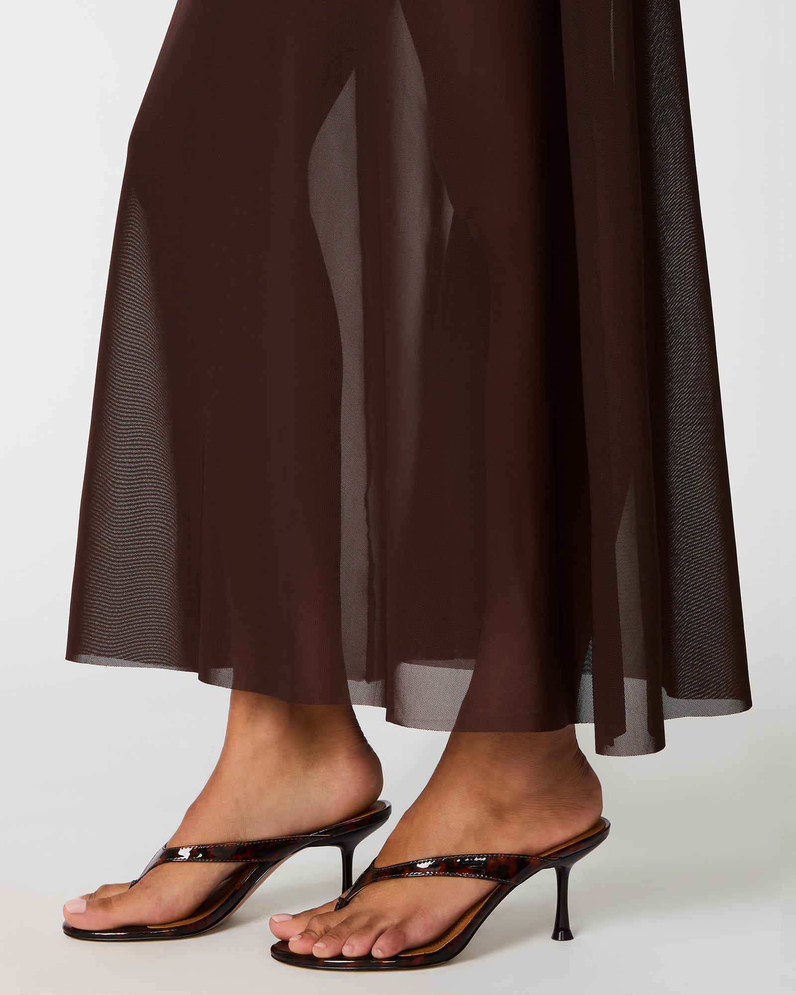 SHARLENE DRESS BROWN - Clothing - Steve Madden Canada - view 3